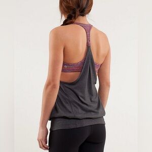 Lululemon | Practice Freely Tank | Deep Coal/We Are From Space Black March Multi